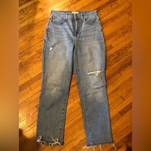 Madewell curvy perfect vintage jean. Size 29T